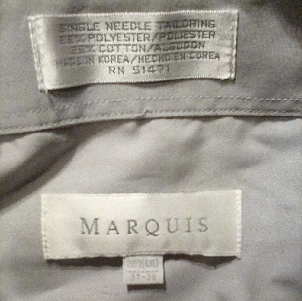 Marquis Men Made in Korea Dress shirt